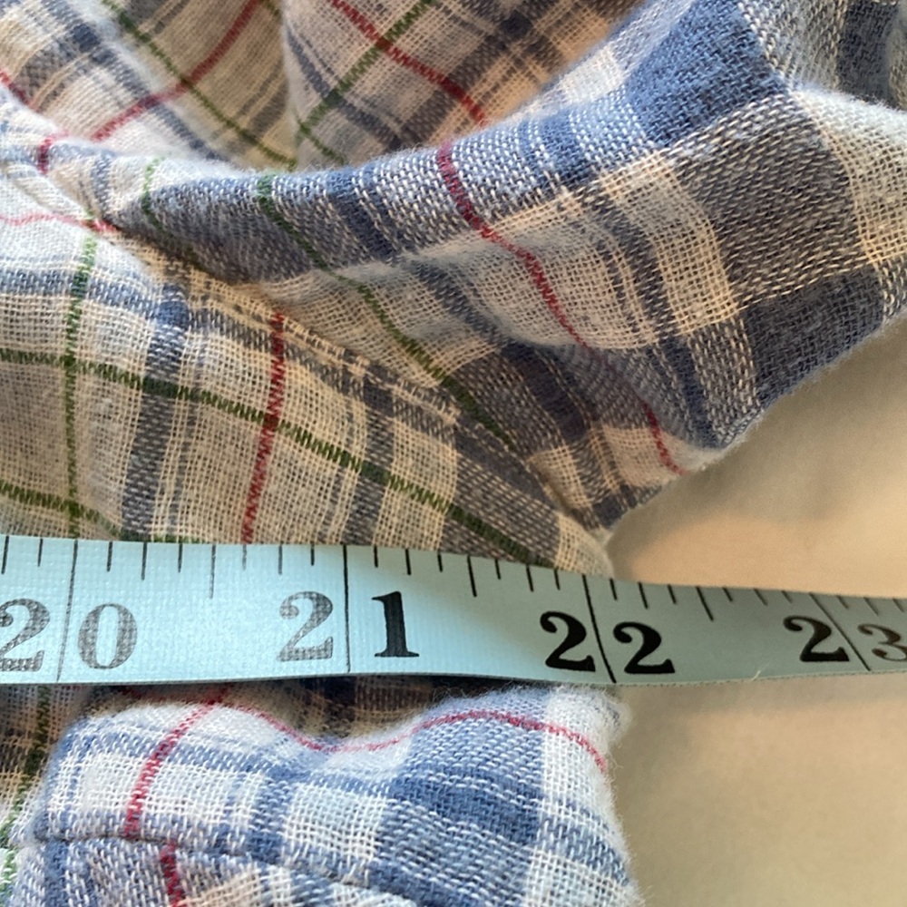 J Jill, 1X, button down, plaid, mandarin collar - Picture 8 of 10